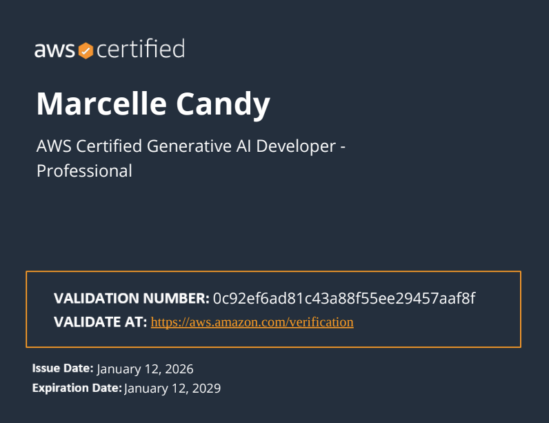 AWS Certified Generative AI Developer - Professional